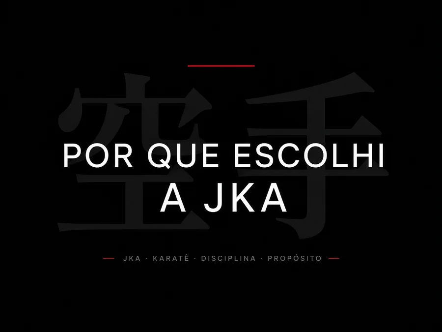 Publicação: por que escolhi a JKA